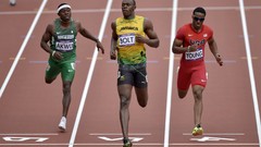 Sports track running olympics 2012 Usain Bolt