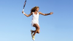Sports woman tennis Maria Kirilenko tennis racquets