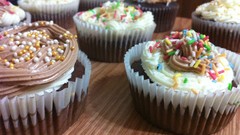 Sprinkles vanilla icing chocolate