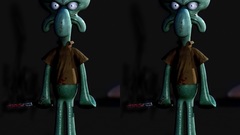 Squidward 3d