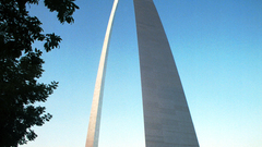 St louis arch high