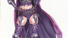 Staff anime girls artwork yamashita shunya Simple Background 