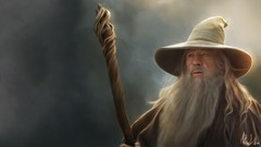 Staff Gandalf Wizards artwork the lord of the rings Gandalf the 
