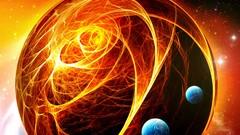 Stage intelligence planets digital art Lemmy X