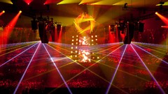 Stage Lasers hardstyle events qlimax