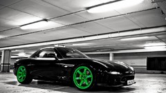 Stance mazda rx-7 JDM Japanese domestic market Green Hornet