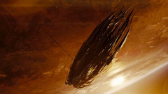 Star Trek orbit spaceships