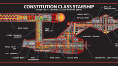 Star Trek spaceships schematic