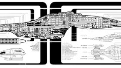 Star Trek USS Voyager blueprints Star Trek Ships spaceship