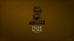 star wars chewbacca artwork Typography Star Wars Heroes