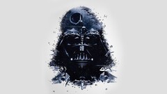 star wars Darth Vader science fiction artwork frontal view sith