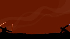 Star wars fight Samurai