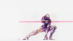 Star wars lightsabers gray fox Starkiller video games ninjas 