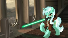 Star wars lightsabers my little pony Lyra