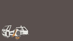 Star wars minimalistic floating