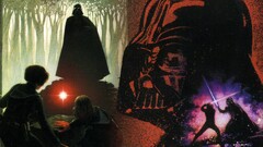 star wars science fiction artwork Darth Vader sith