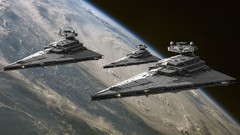 Star wars science fiction Star destroyers