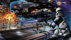 Star wars stormtroopers artwork video games battlefront