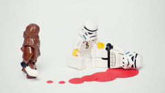 Star wars stormtroopers chewbacca