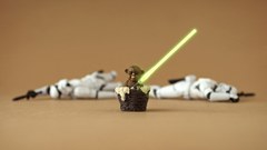 Star wars stormtroopers lightsabers