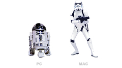 Star wars stormtroopers r2d2
