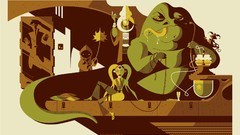 Star wars stylized Jabba