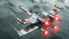 star wars X-Wing science fiction concept art Star Wars Ships