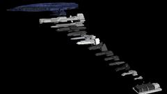 Stargate spaceships vehicles 3D