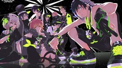 Stars anime girls ao no exorcist okumura rin kamiki izumo 