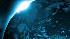 Stars blue man Return Earth cheers