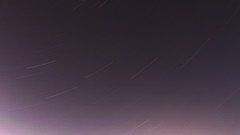 Stars blue star trails