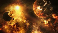 Stars catastrophe planets outer space