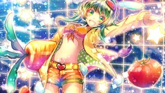 Stars clouds headphones Hearts stomach vegetables navel 