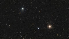 Stars cluster outer space