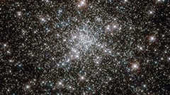 Stars cluster outer space