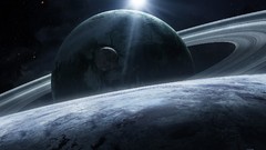 Stars Earth planets galaxies outer space qauz