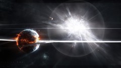 Stars explosions planets paradise lost phoenix outer space