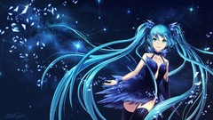 Stars gloves hatsune miku vocaloid rei shiro twintails ko