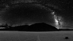 Stars grayscale night sky