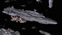 Stars Movies star wars outer space frigate artwork X-Wing