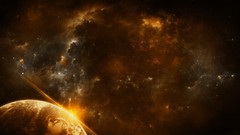 Stars nebulae outer space Planetes