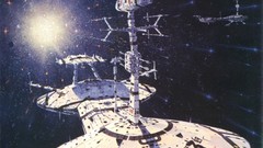 Stars paintings spaceships science fiction outer space artwork 