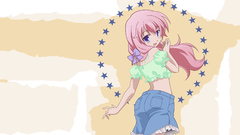 Stars pink hair baka