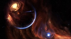 Stars planets alpha outer space sector digital art