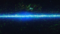 Stars planets outer space multiple screens Eyefinity Visible 