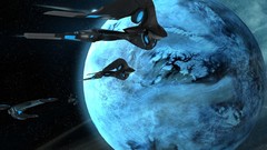 Stars planets spaceships vehicles science fiction outer space 