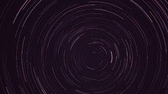 Stars purple long exposure