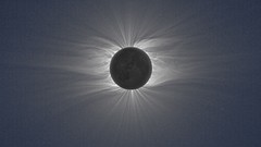 Stars sun moon eclipse corona magnetic
