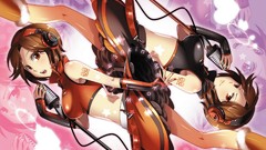 Stars text headphones Hearts tattoos microphones skirts brown 