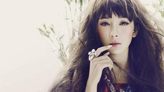 Stars woman hands lips artist Celebrity rings faces asians 